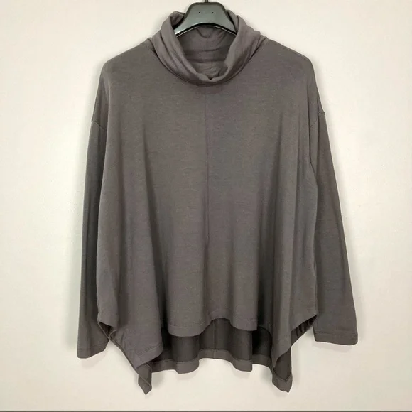 Athleta Ethereal Funnel Neck Pullover Women’s Size M Brushed Fleece Oversized - Picture 3 of 10
